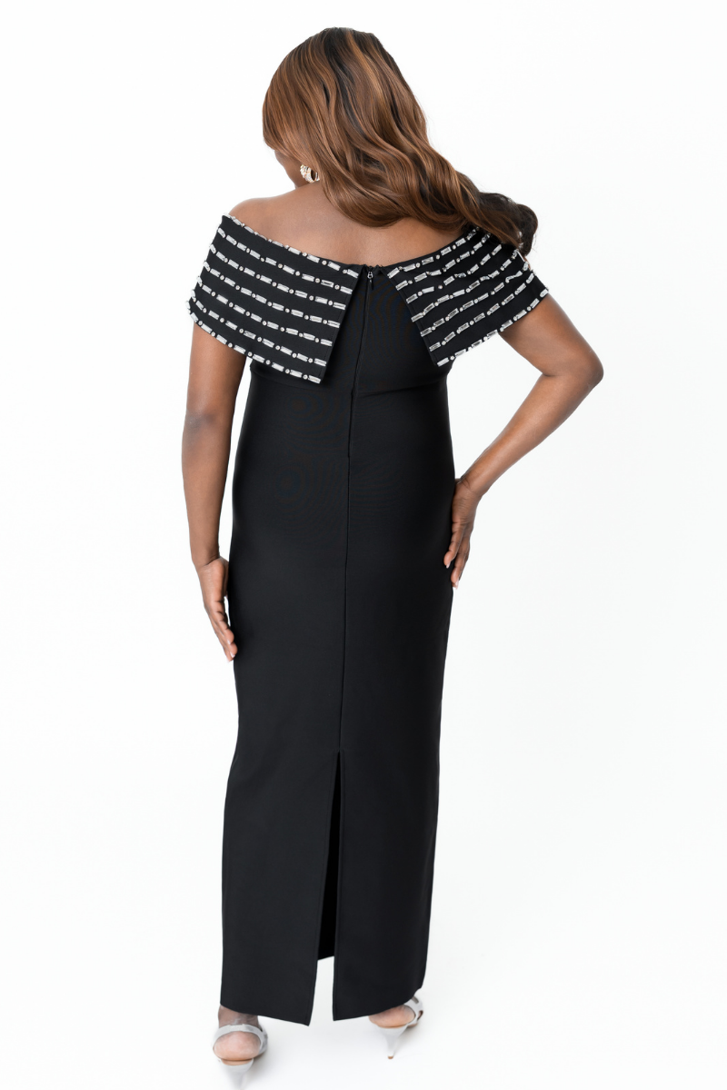 Bold Black Bandage Dress