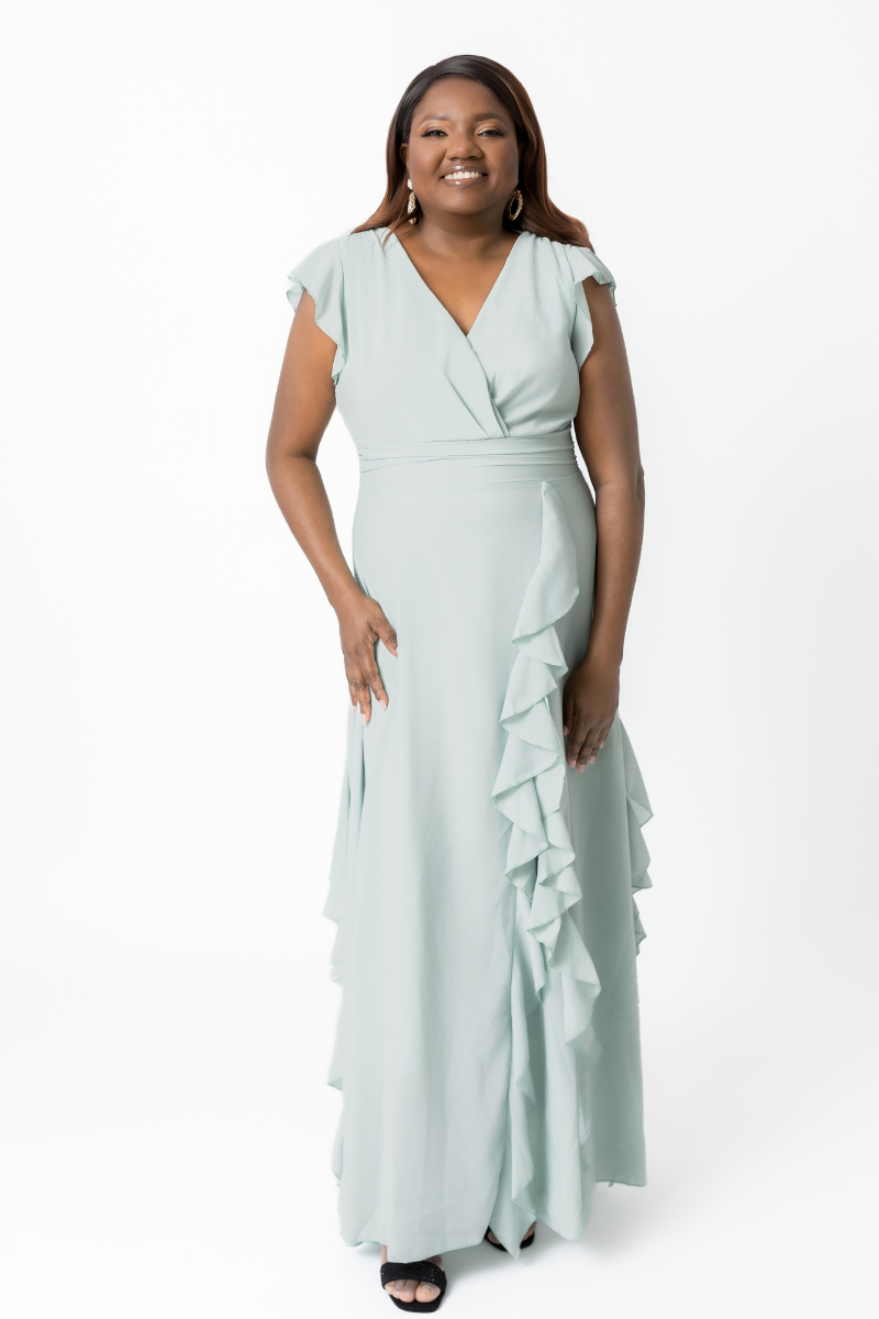 Buttery Lively Green Dress