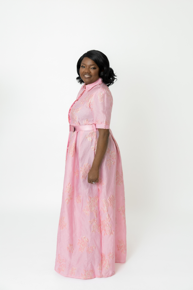 Fushia Flourish Pink Dress