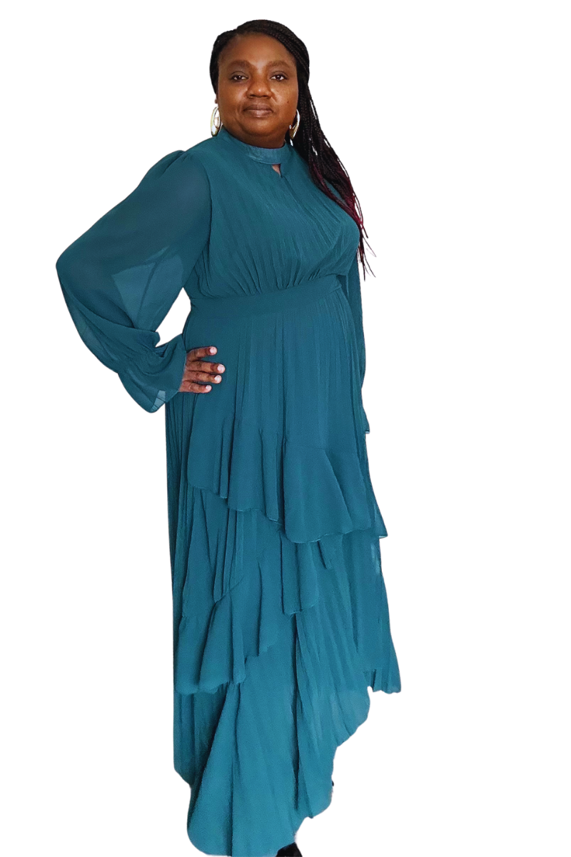 Grace Teal Dress