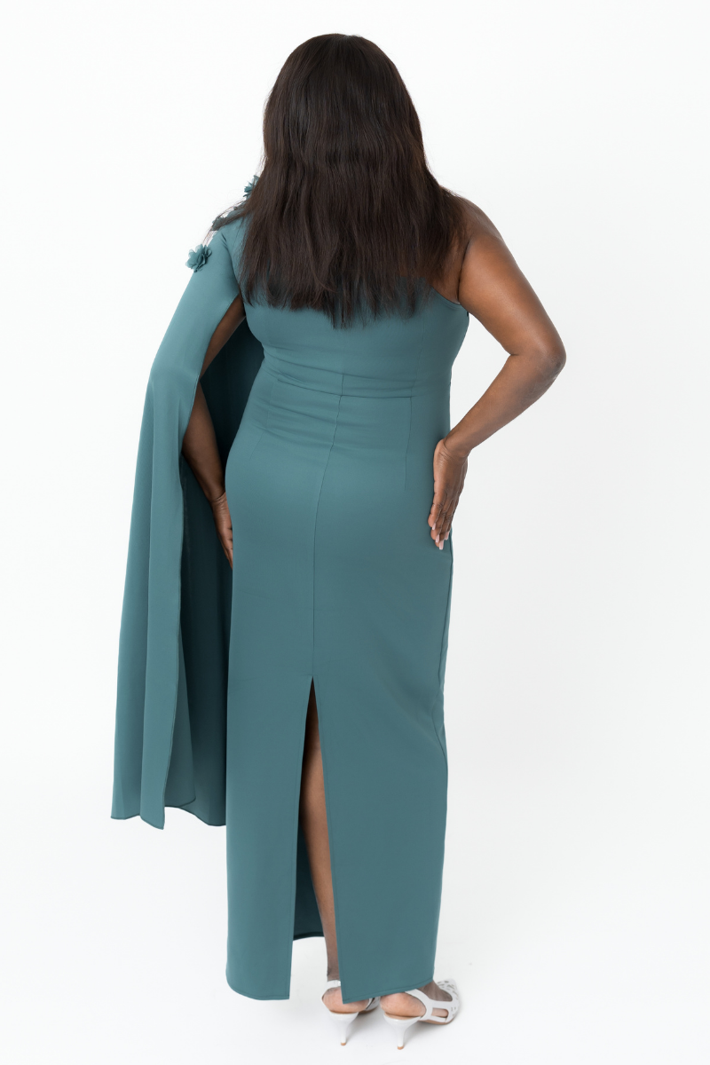 Petal Bloom Dress- Green