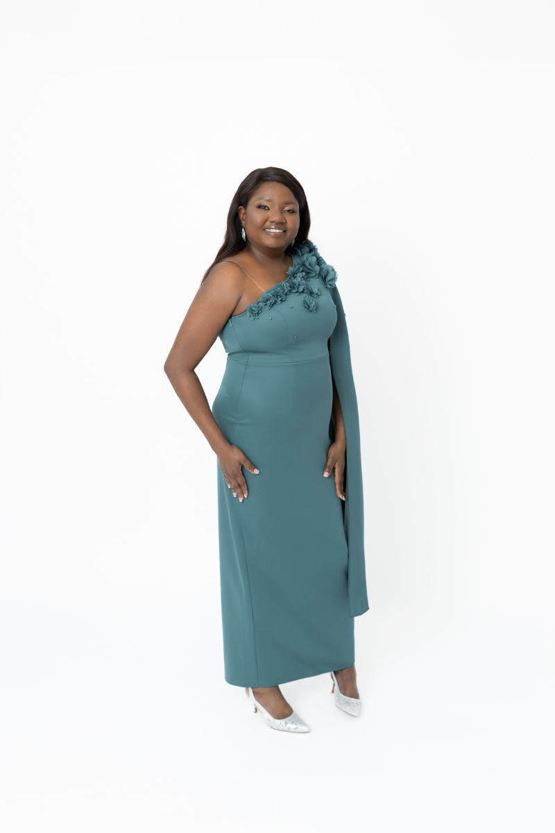 Petal Bloom Dress- Green