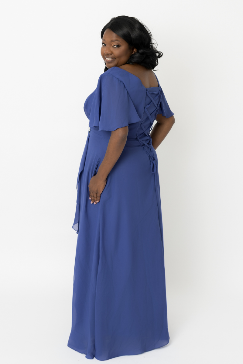 Royalty in Blue Dress