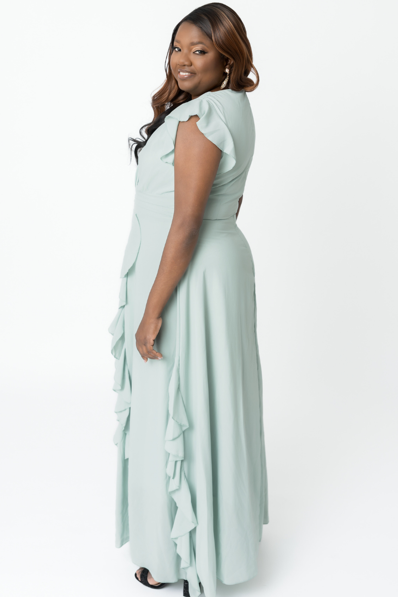 Buttery Lively Green Dress