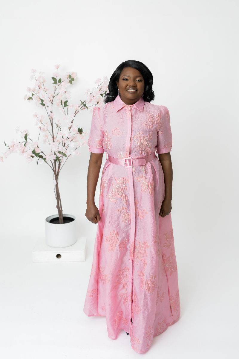 Fushia Flourish Pink Dress