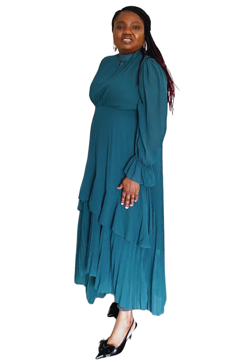 Grace Teal Dress