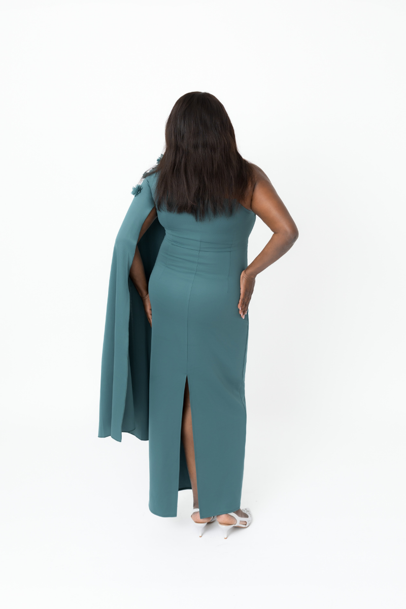 Petal Bloom Dress- Green